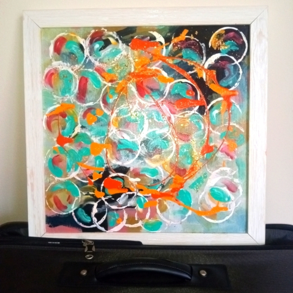 Beautiful art abstract painting